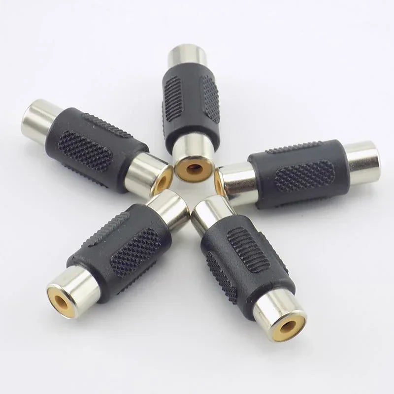 RCA Female Coupler Adapter – Audio Video Cable Jack Converter RCA Cable Adapter Qme