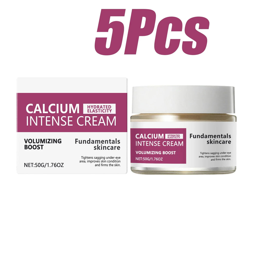 Calcium Intense Firming Cream – Elasticity & Deep Moisturizer Firming Face Cream Qme 5 x 50g Boxed