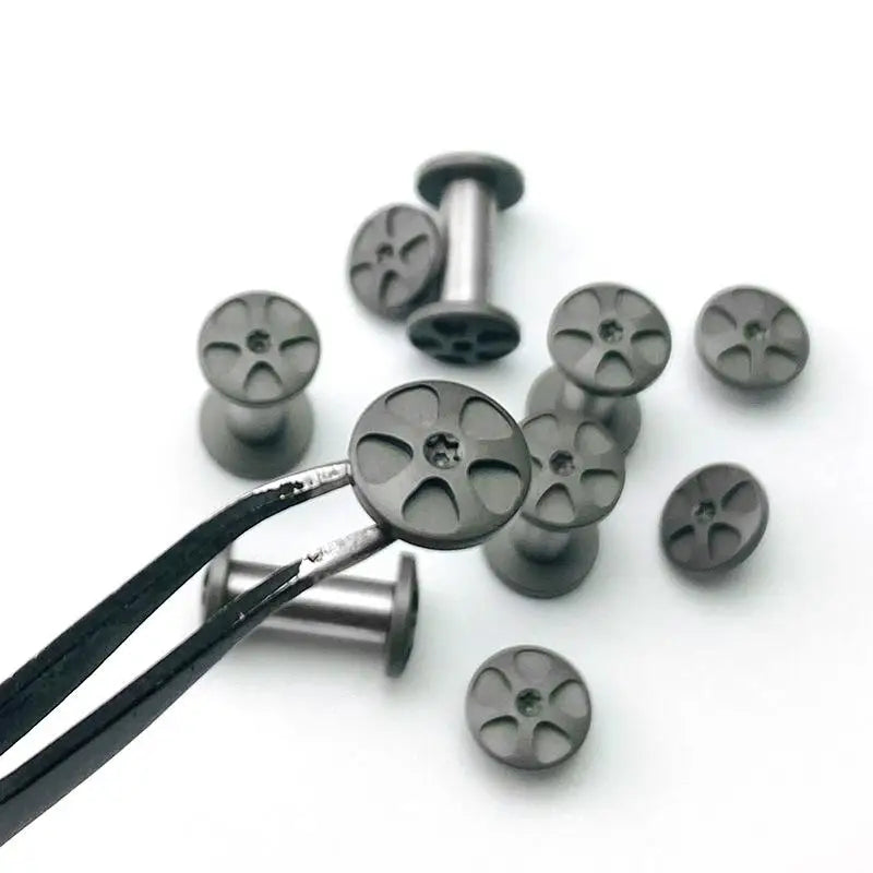 Swayboo 416 Stainless Steel Knife Handle Spindle Screws 2 Sets Knife Handle Screws Qst