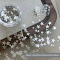 Sparkling Star Pentagram Nail Glitter – DIY Salon Nail Art Nail Art Glitter Qme Silver