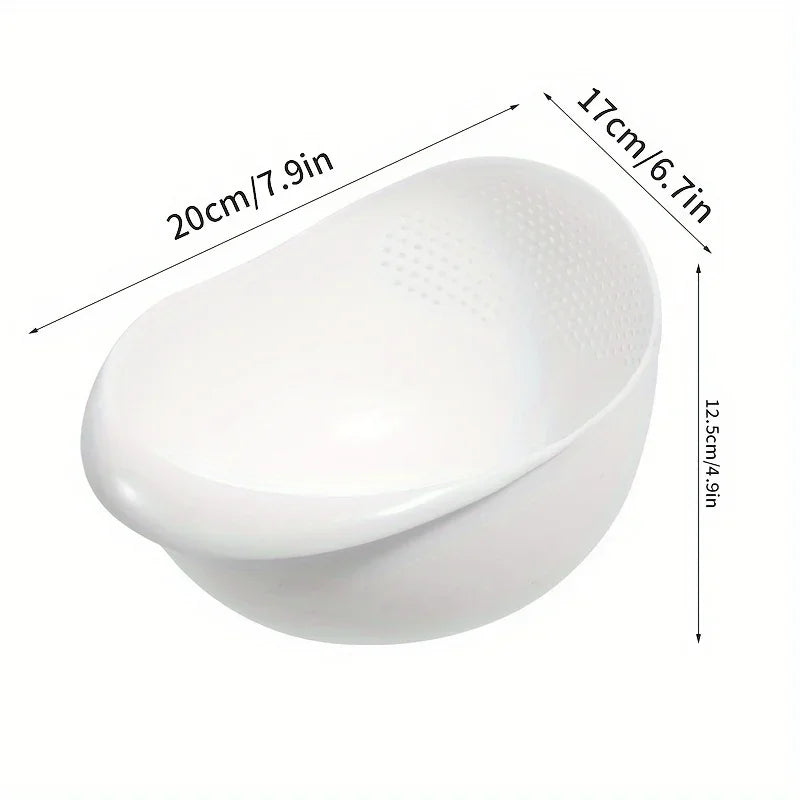 Rice Washing Drain Basket – Plastic Colander & Sieve | Qme Kitchen Colander Sieve Qme