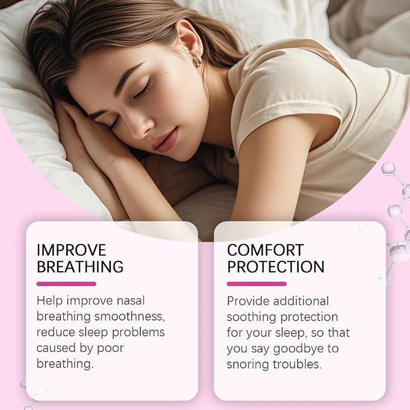 Anti-Snoring Mouth Tape – Nose Breathing Sleep Strips 30Pcs Anti-Snoring Sleep Tape Qst