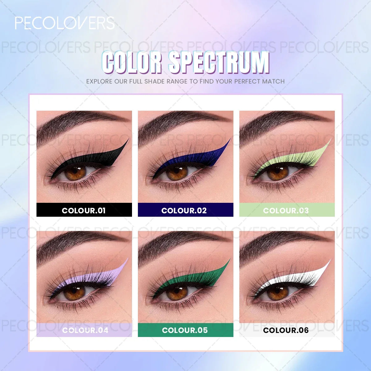 Colorful Matte Dip Liquid Eyeliner – Long-Lasting Eye Makeup Liquid Eyeliner Qme