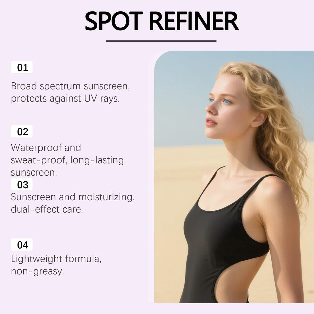 Spot Refiner Brightening Cream SPF – Dark Spot Corrector Brightening SPF Cream Qme