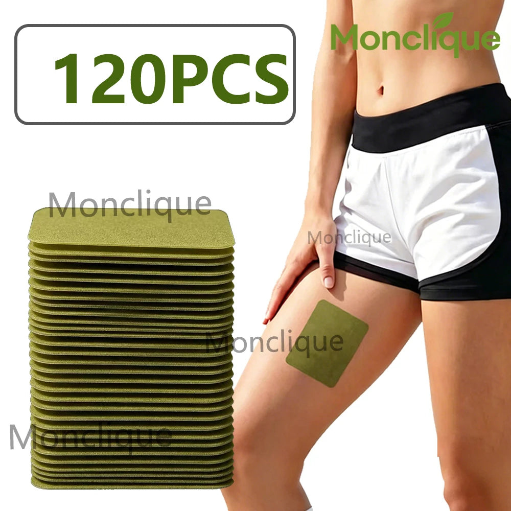 Thigh Anti-Chafe Patch – Natural Herb Breathable Leg Protection Anti-Chafe Leg Patch Qst 120Pcs