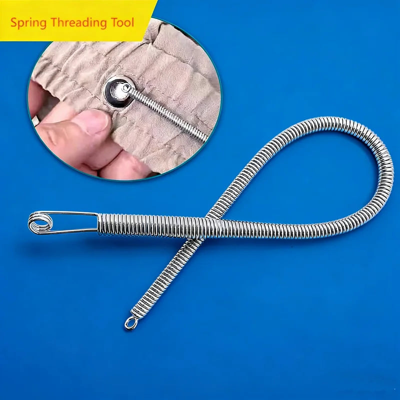Flexible Stainless Steel Drawstring Threader – Sewing Tool Sewing Threading Tool Qst