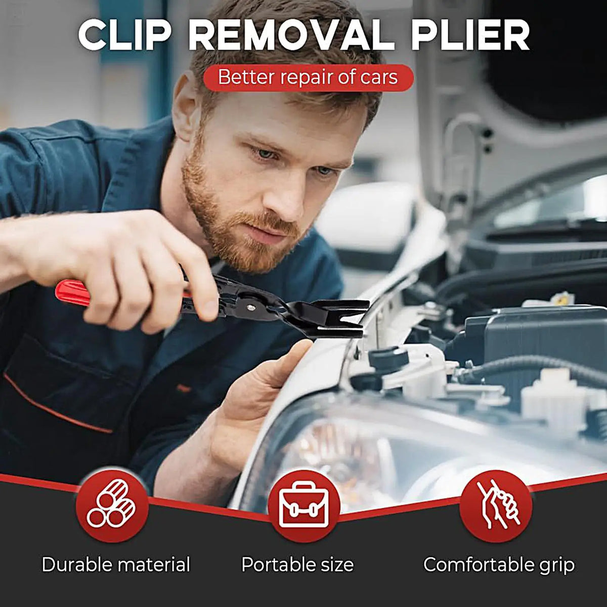 Car Trim Clip Removal Pliers | Ergonomic Fastener Tool Trim Removal Pliers Qme