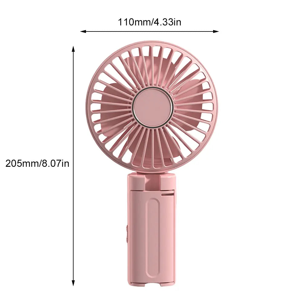 Rechargeable Umbrella Clip Fan – Portable Outdoor Handheld Fan Portable Clip Fan Qme Pink