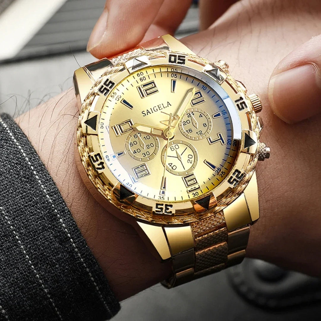 Luxury Couple Quartz Watches – Matching Men's & Women's Set Couple Watch Set Qme