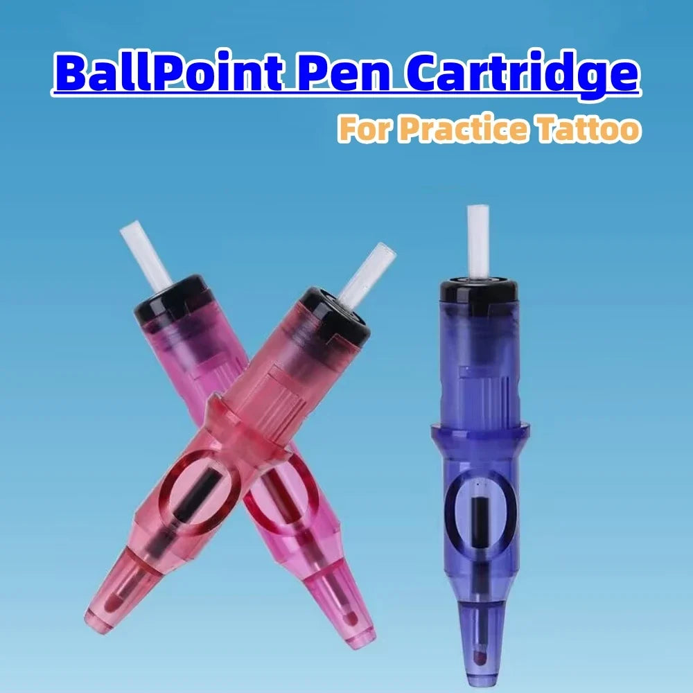 Tattoo Cartridge Needle Drawing Pen – Multi-Color Ballpoint Drawing Art Pen Qme