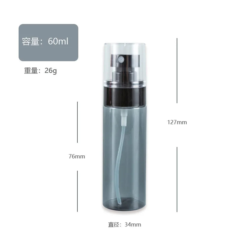 Fine Mist Travel Spray Bottle – Portable Cosmetic Sub-Bottling Cosmetic Spray Bottle Qme 60ML China Mainland
