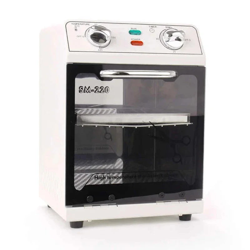 VamsLuna 8L Dry Heat Sterilizer Cabinet for Nail & Salon Tools Nail Tool Sterilizer Qst 220v AU Plug