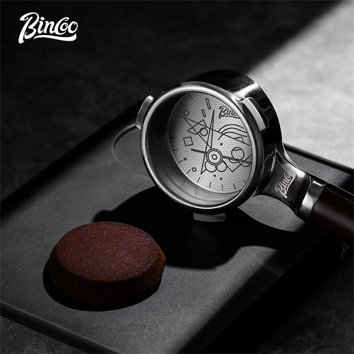 BINCOO Matrix Basket Filter 51/58.5mm – Precision Portafilter Espresso Filter Basket Qst