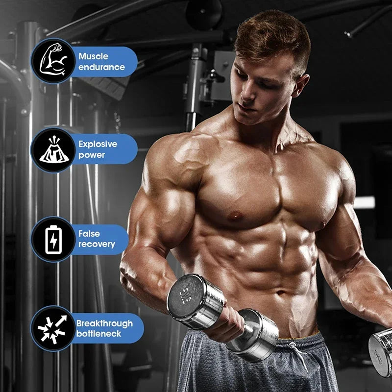 Creatine Monohydrate Capsules – Muscle, Energy & Focus Fitness Supplement Qst