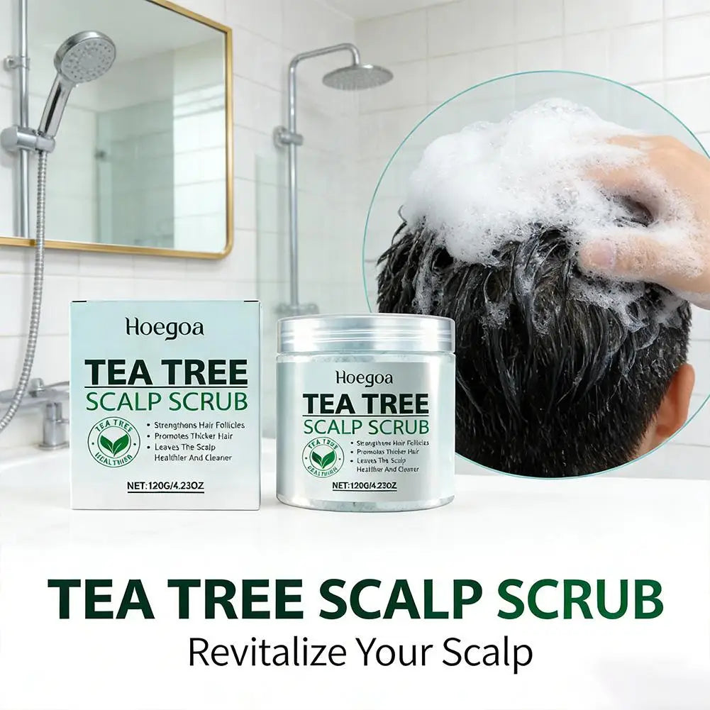 Tea Tree Scalp Scrub – Deep Cleanse & Moisturizing | Hoegoa Scalp Scrub Treatment Qme