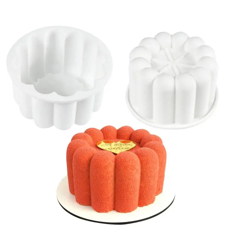 Round Silicone Mould for Cake, Mousse, Chocolate & Soap Silicone Baking Mould Qst