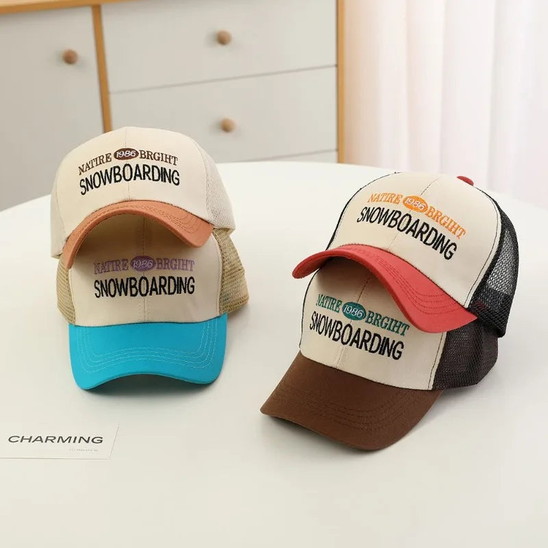 Kids Breathable Baseball Cap – Summer Sun Shade Hat Kids Sun Hat Qme