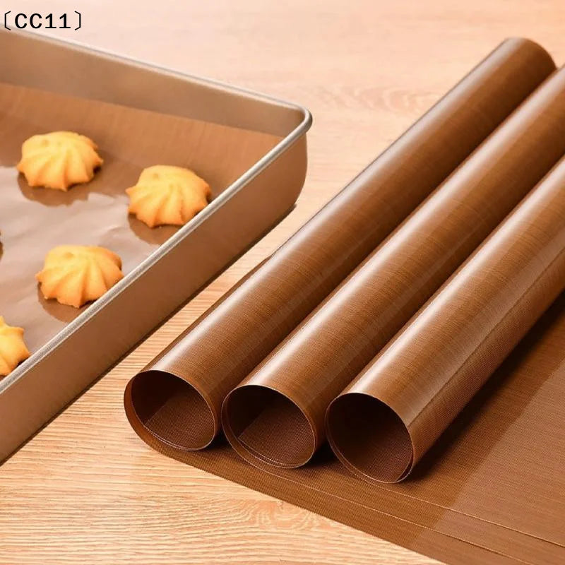 Reusable Non-Stick Baking Sheet Liner | Teflon Oven Mat Reusable Baking Mat Qme