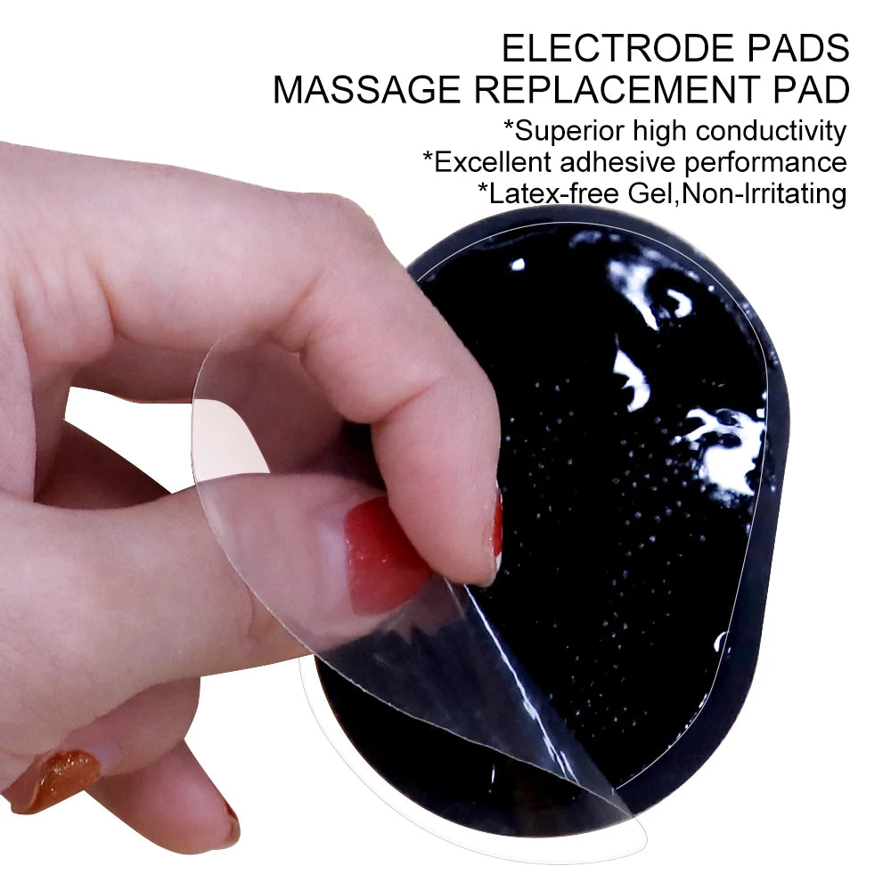 TENS EMS Electrode Pads – Reusable Self-Adhesive Gel Patches TENS EMS Electrode Pads Qst
