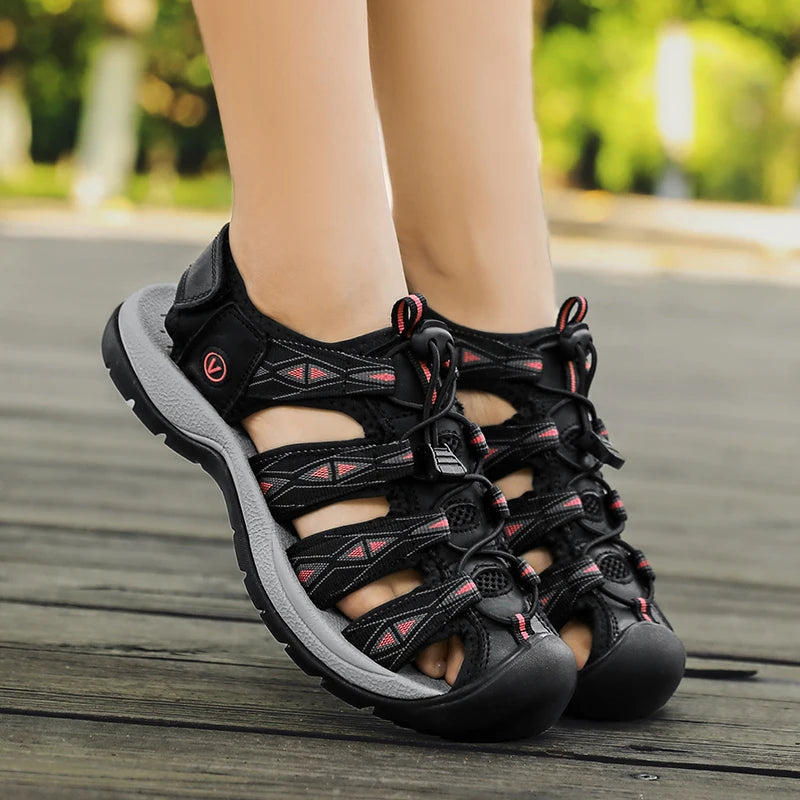 Women's Leather Platform Sandals – Gladiator Style, Sizes 35–46 Women's Platform Sandals Qst
