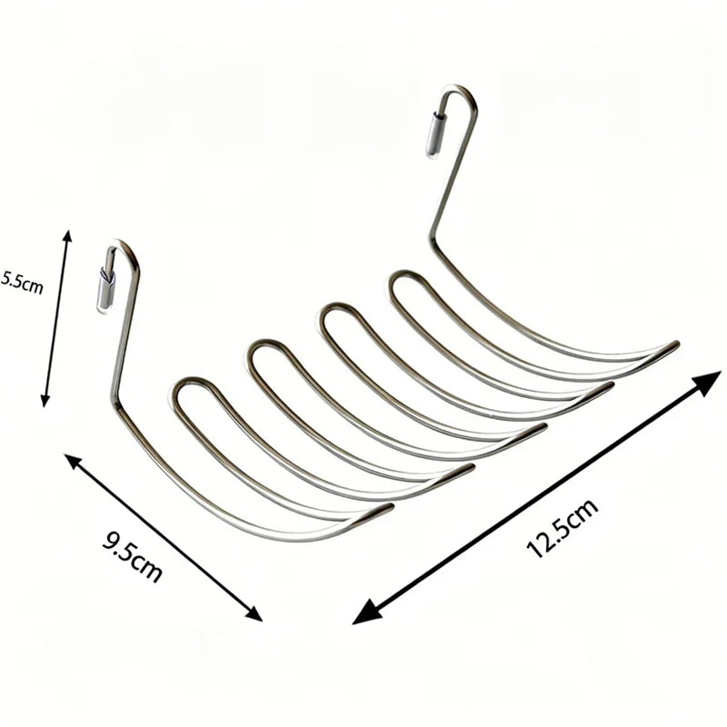 Expandable Stainless Steel Sink Drain Basket Hanging Rack Sink Drain Basket Qme