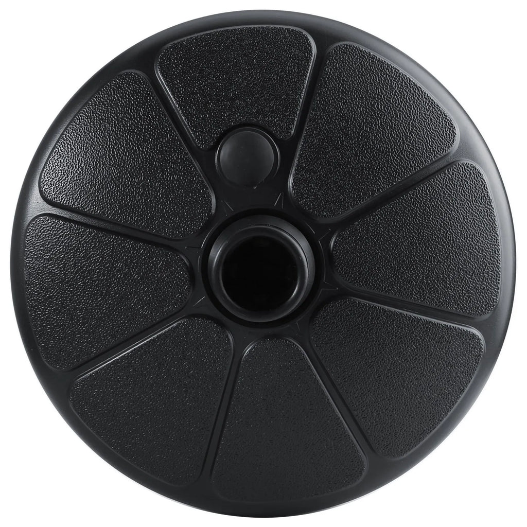Fillable Patio Umbrella Base Stand – Round Plastic, Water or Sand Umbrella Base Stand Qme