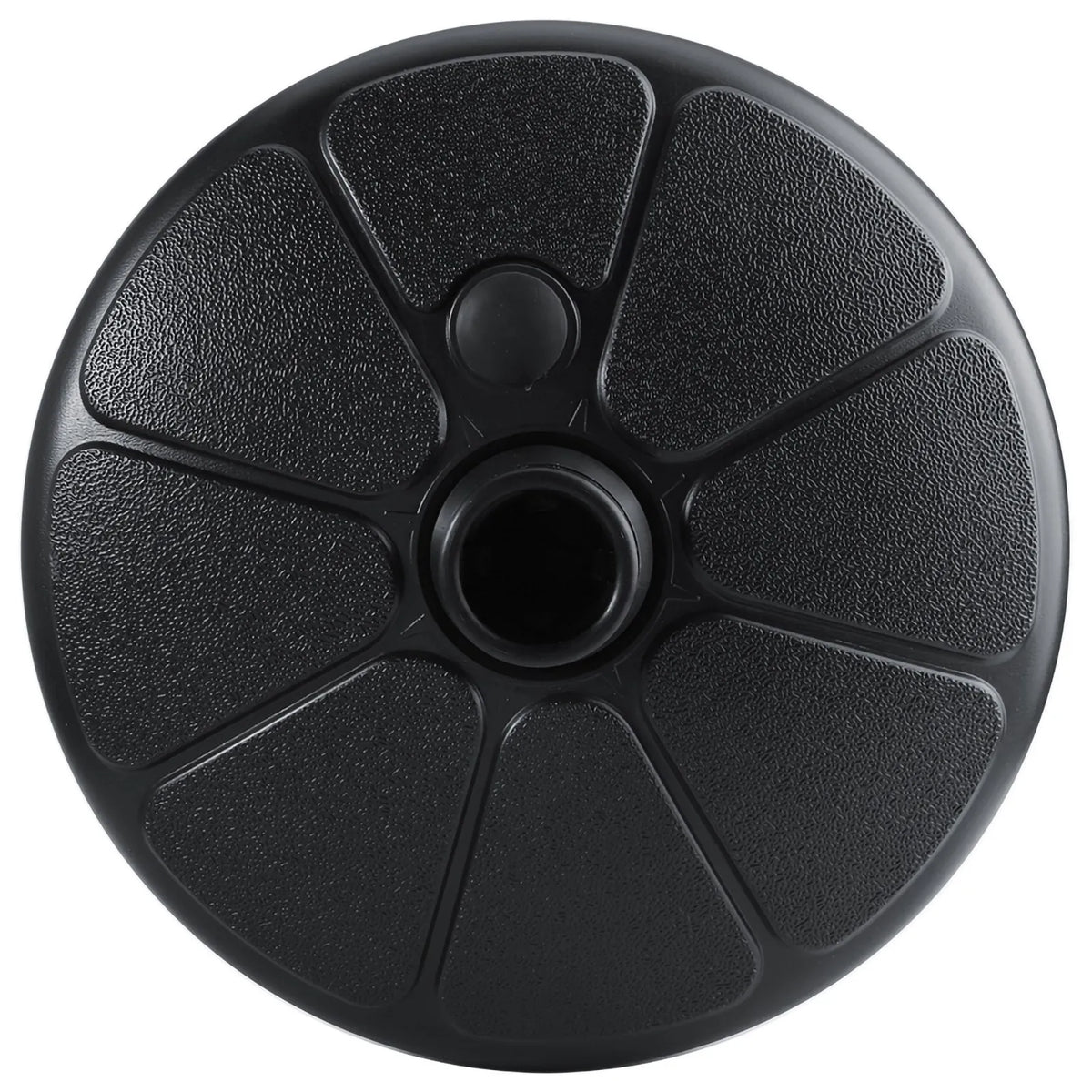 Fillable Patio Umbrella Base Stand – Round Plastic, Water or Sand Umbrella Base Stand Qme