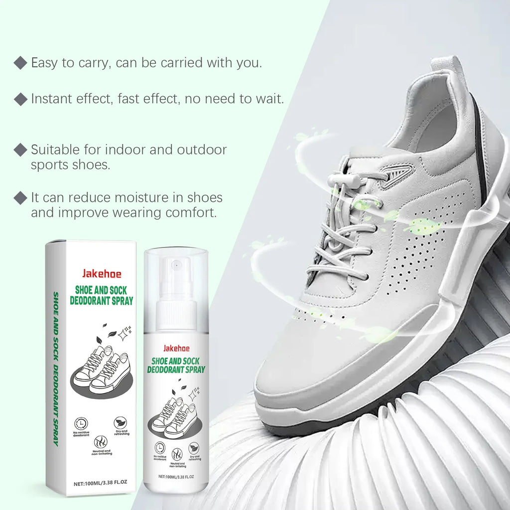 Shoe & Sock Deodorizing Spray | Antibacterial, Long-Lasting Shoe Deodorizing Spray Qme