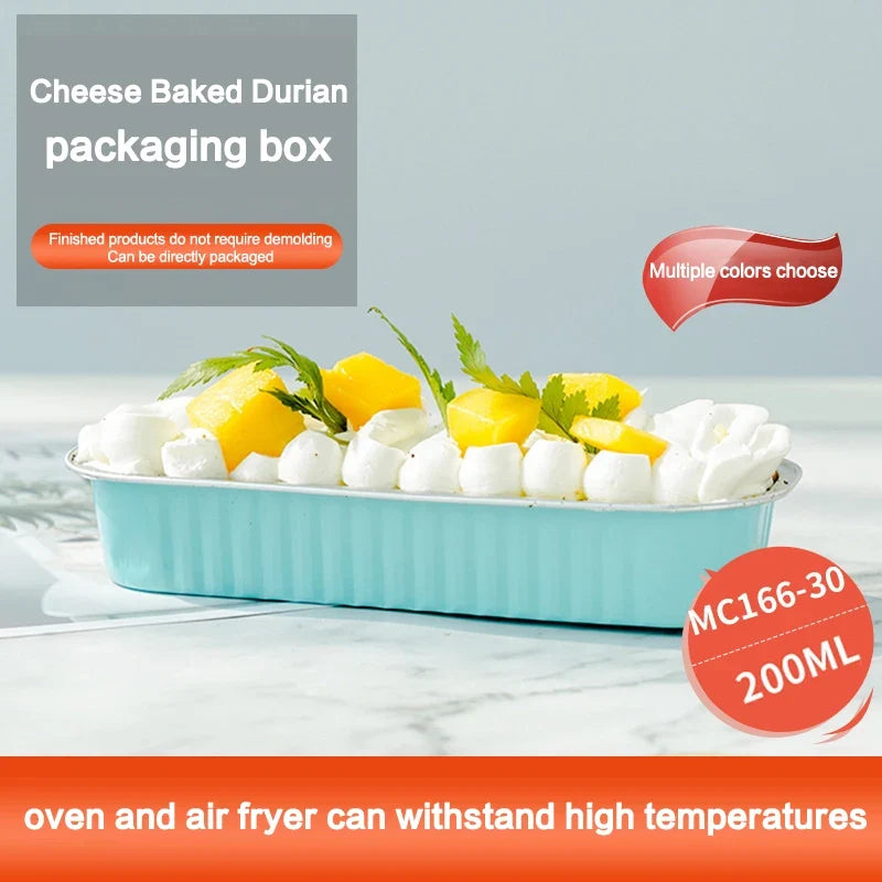 Mini Loaf Pans with Lids | Aluminum Foil Rectangle Cake Pan Set Mini Loaf Pan Set Qme