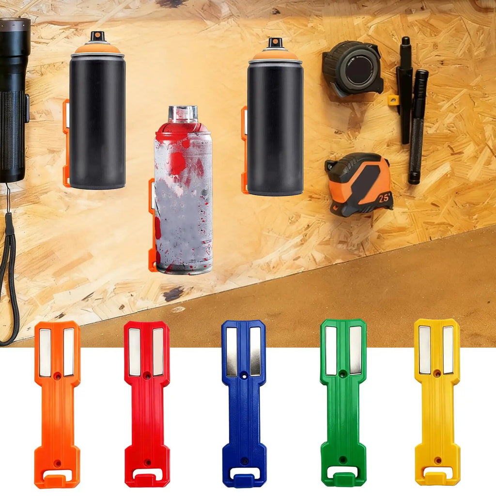 Magnetic Spray Can Holder Wall Mount Paint Rack Organizer Wall Mount Organizer Qme