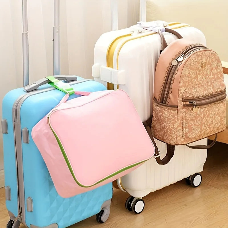 Multi-Color Adjustable Nylon Luggage Straps with Buckle – 5pcs Luggage Straps Qme