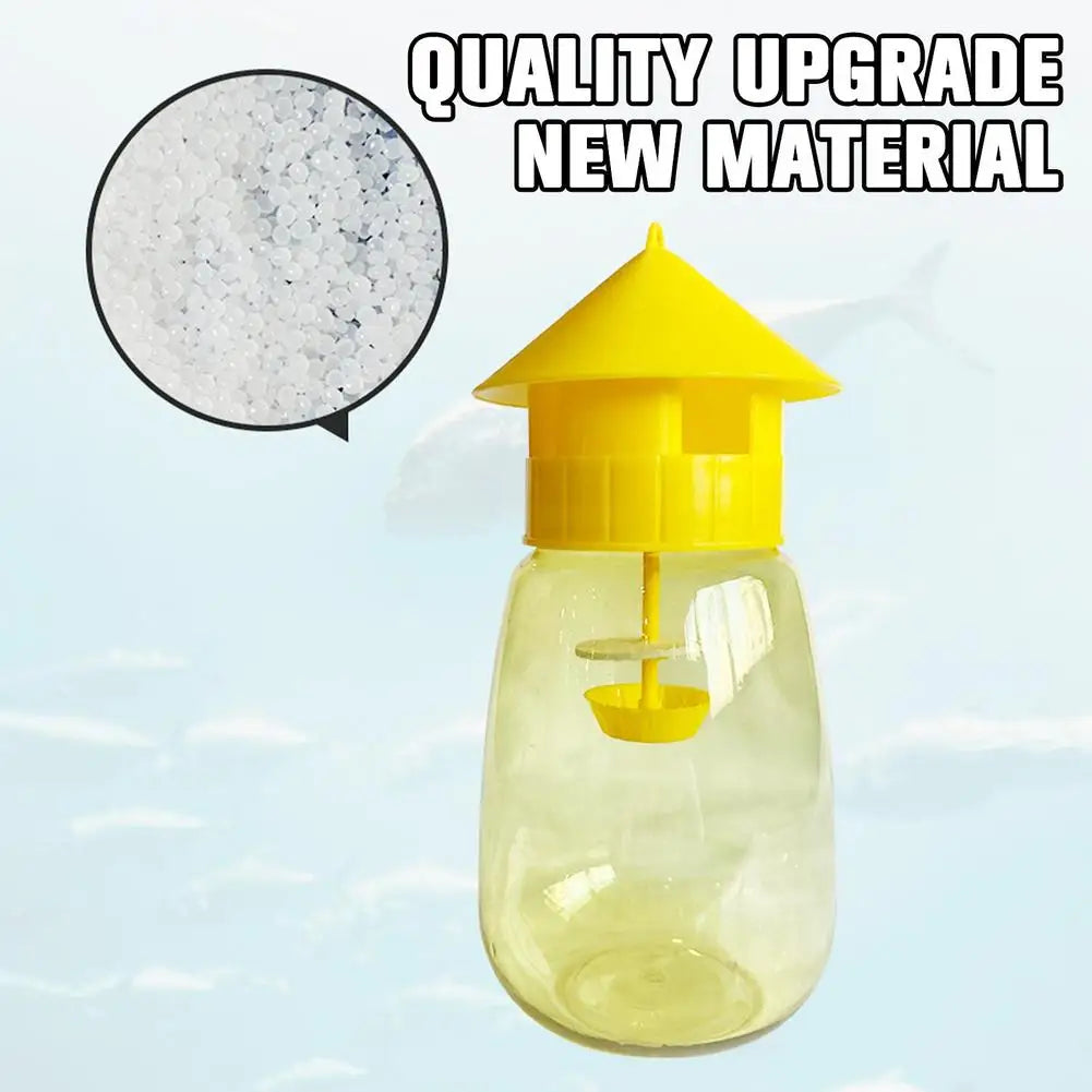 Yellow Fruit Fly Trap – Drosophila Catcher for Home & Orchard Insect Fly Trap Qme