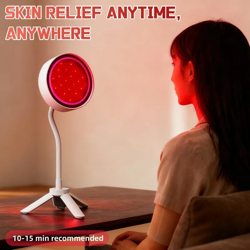 660nm 850nm 10W Red Light Therapy Lamp – Skin & Body Wellness Red Light Therapy Lamp Qst white