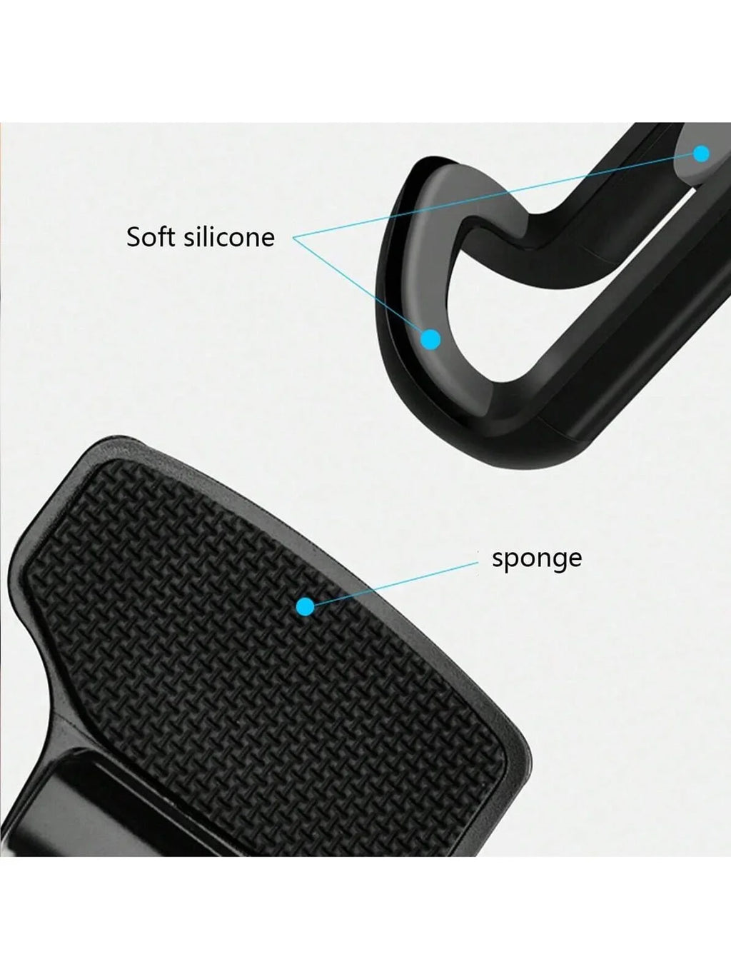 Clip-On Car Phone Holder | Dashboard Navigation Mount Car Phone Mount Qme