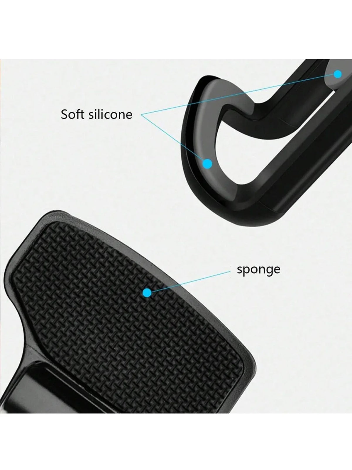 Clip-On Car Phone Holder | Dashboard Navigation Mount Car Phone Mount Qme