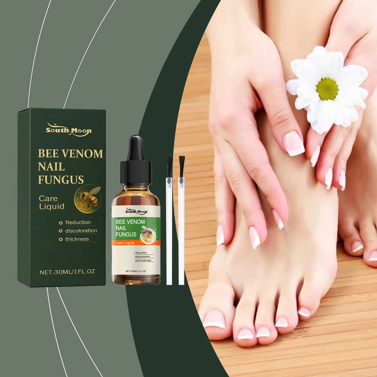 South Moon Nail Care Lotion – Nourishing Repair Solution 30ml Nail Treatment Lotion Qst