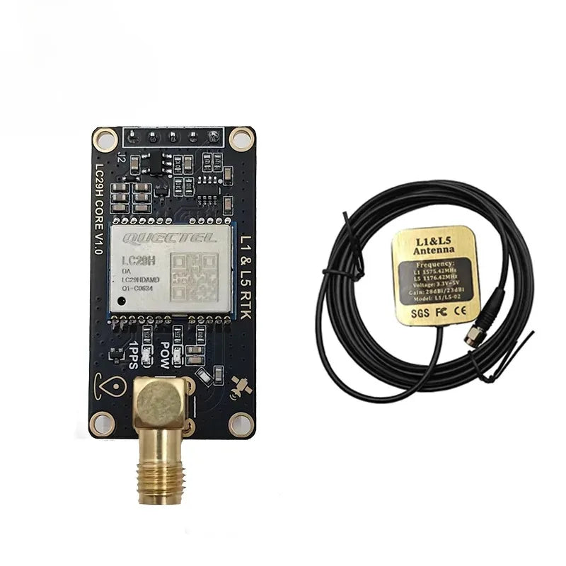 LC29H Dual Band L1+L5 RTK GNSS Module | Centimeter Precision GNSS RTK Module Qme LC29HBSMD