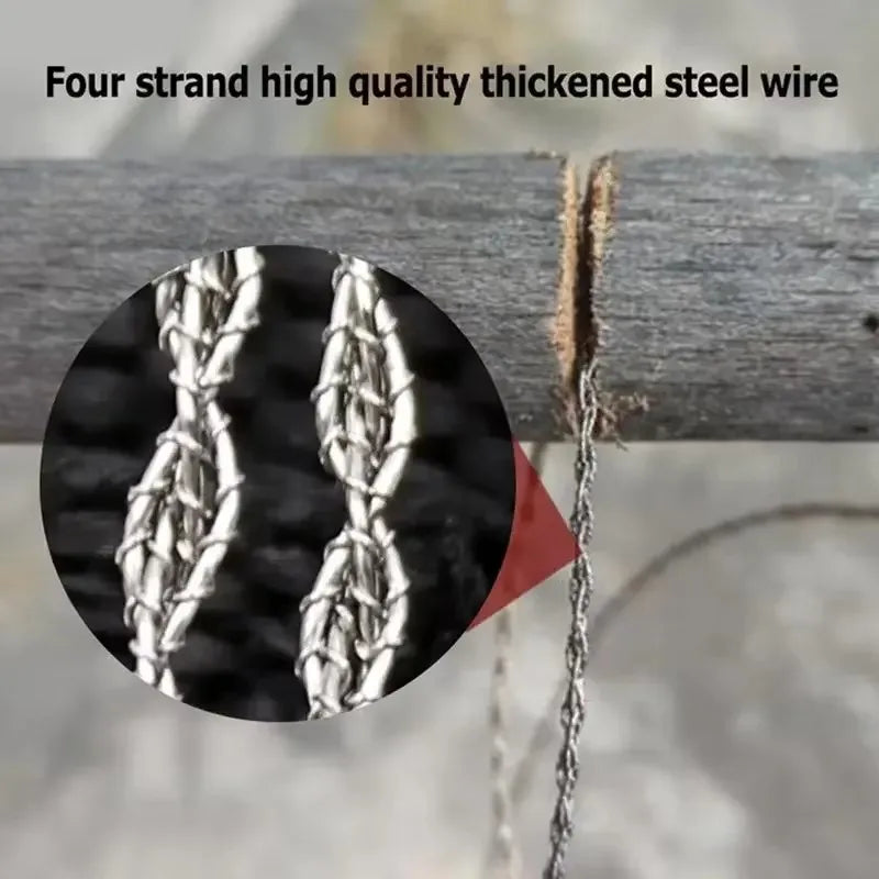 Mini Pocket Wire Saw Stainless Steel – Camping Survival Tool Pocket Wire Saw Qme