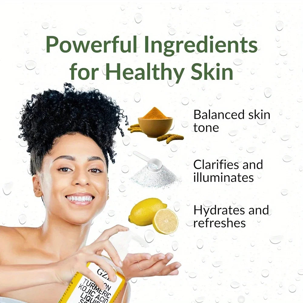 GZE Glow Lemon Turmeric Kojic Acid Liquid Soap | Brightening Brightening Liquid Soap Qme