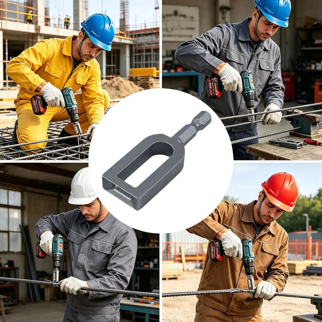 Heavy Duty Wire Twister Tool – Fence Tying Drill Chuck Wire Twister Tool Qme
