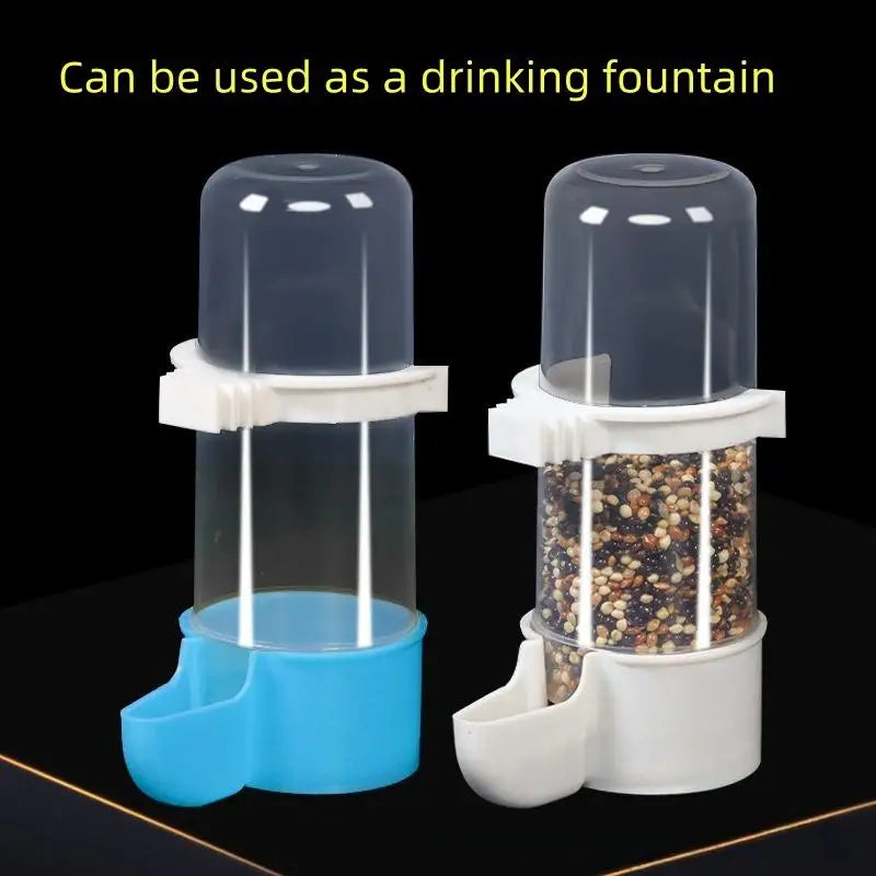 Automatic Bird Cage Feeder & Water Dispenser 240ML | 15 Colors Bird Cage Feeder Qme
