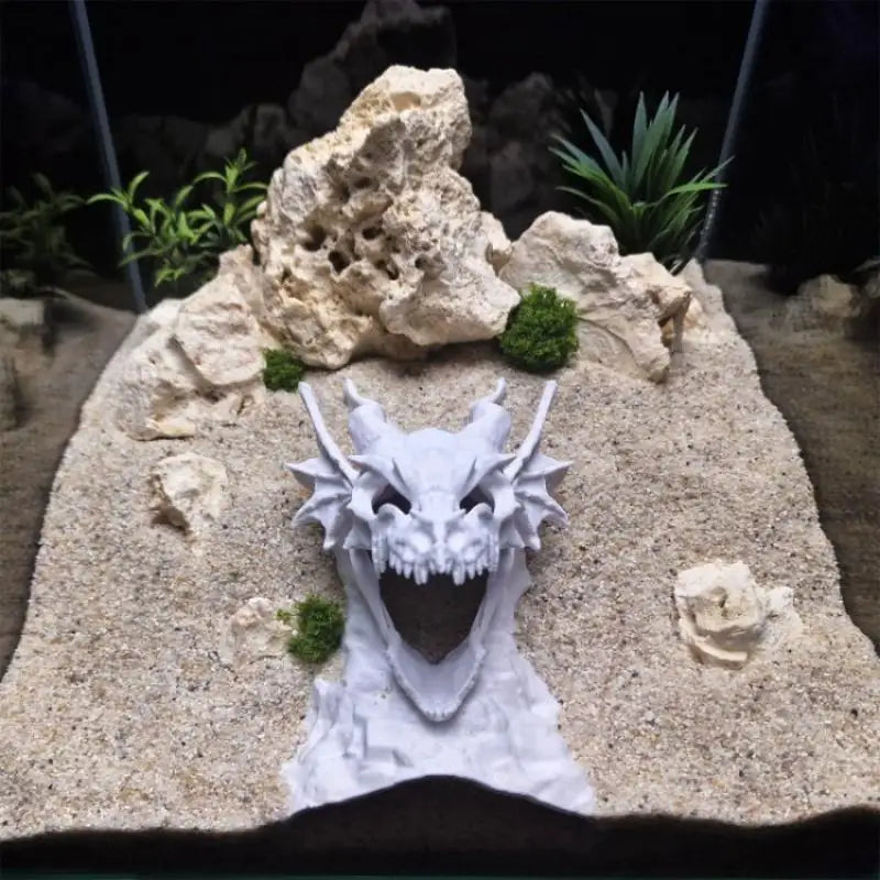 3D Printed Aquarium Hideout Cave | Fish Breeding Shelter Ornament Aquarium Cave Ornament Qme