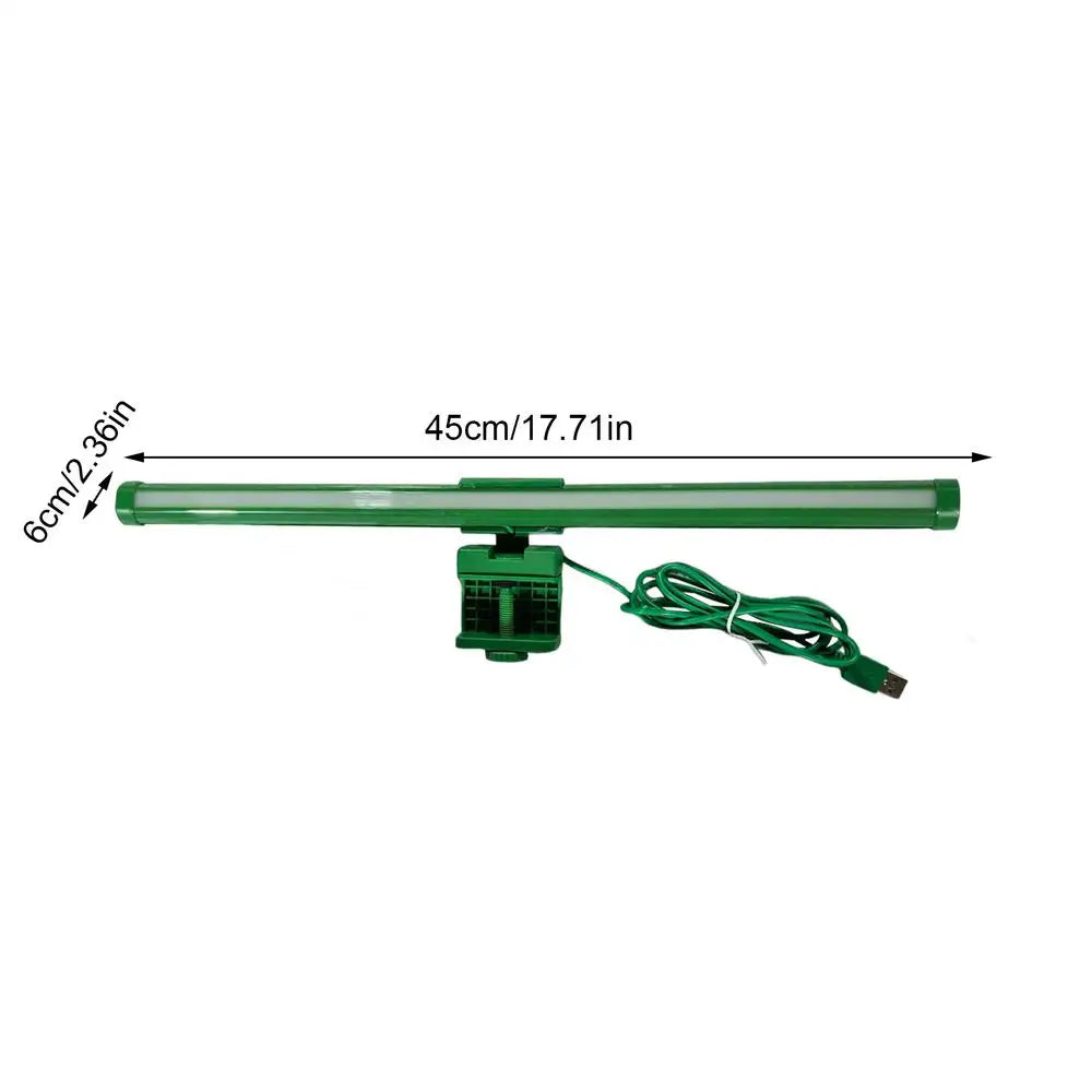 Monitor Light Bar – 3 Color Adjustable Anti-Glare Screen Lamp Monitor Light Bar Qme Green 440mm footclip China Mainland