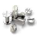 Stainless Steel Knife Handle M4 Lock Screws – 10 Sets DIY Parts Knife Handle Fasteners Qst 5MM-3-10PCS