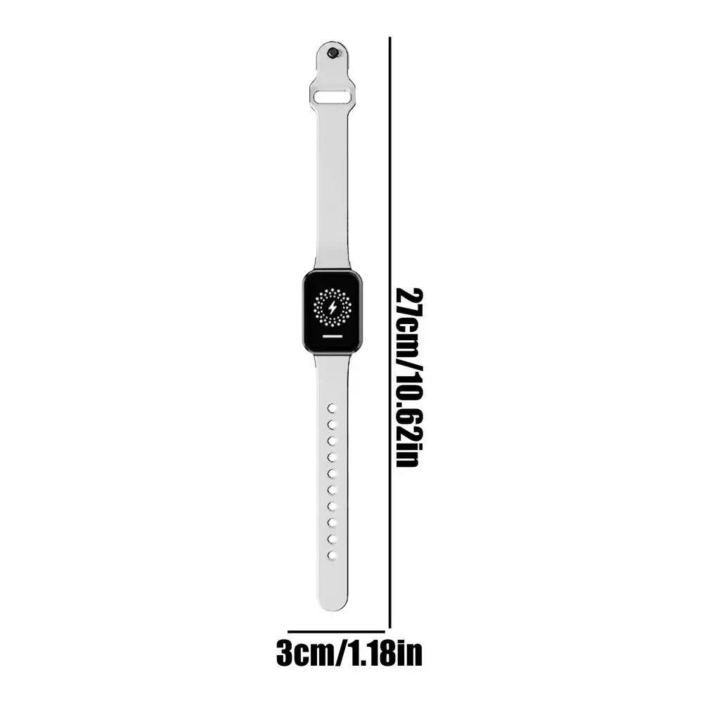 Anti-Static Wrist Strap Silicone Adjustable ESD Wristband ESD Wrist Strap Qme China Mainland White