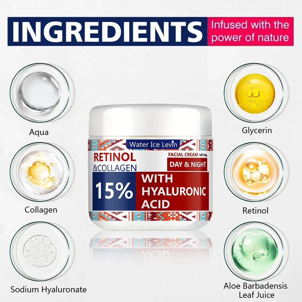 Retinol Lifting & Firming Face Cream with Collagen – 50g Firming Face Cream Qme