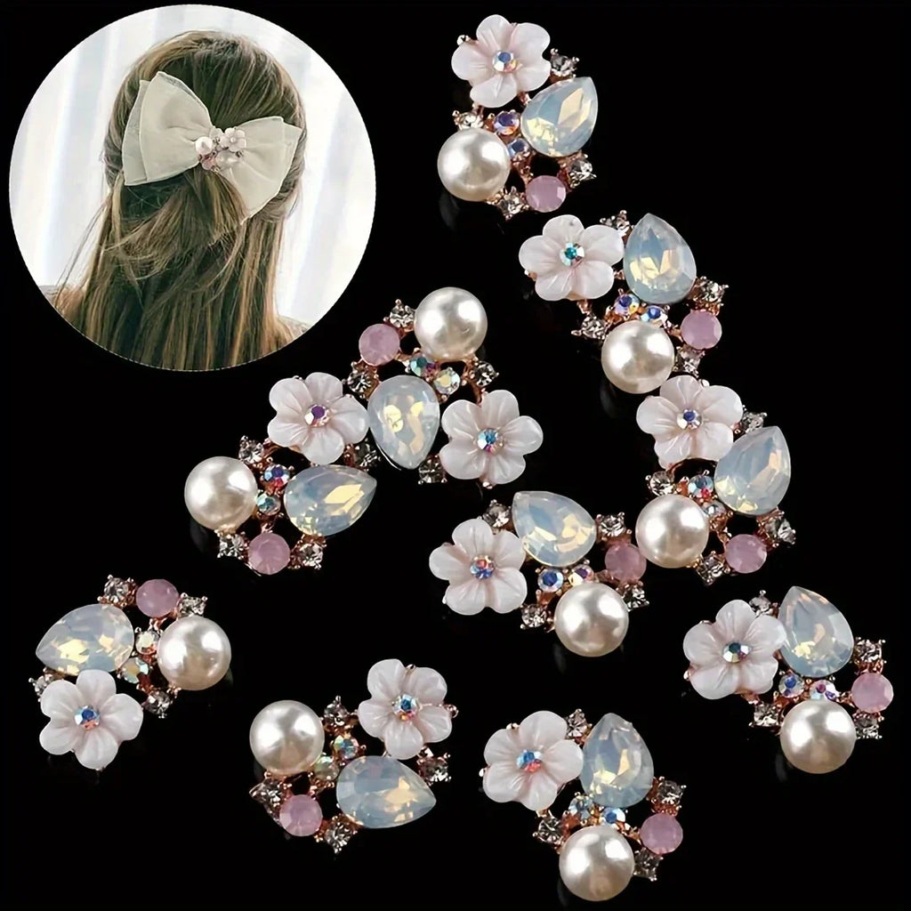 Shell Flower Crystal Rhinestone DIY Jewelry Buckle Pendant DIY Jewelry Pendant Qme
