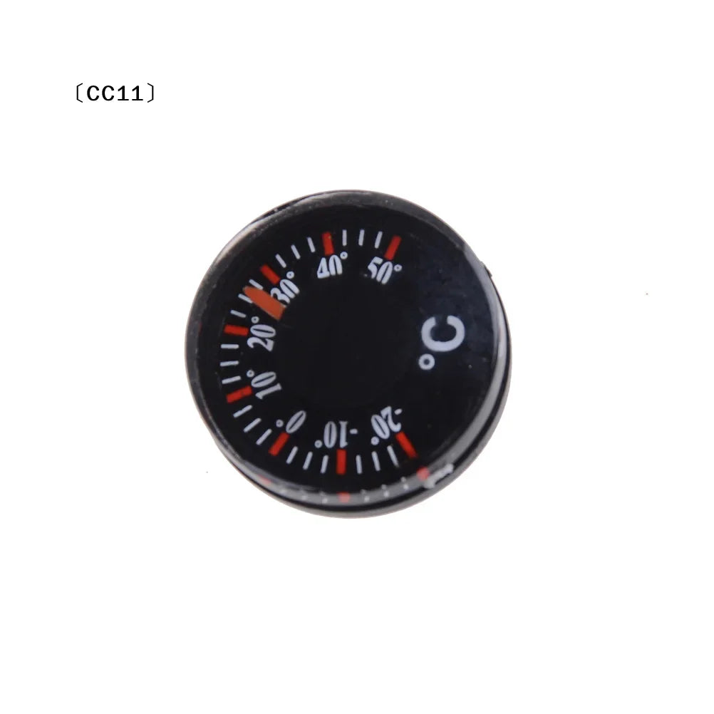 Mini Round Plastic Spirit Thermometer – Circular Design Spirit Thermometer Qme