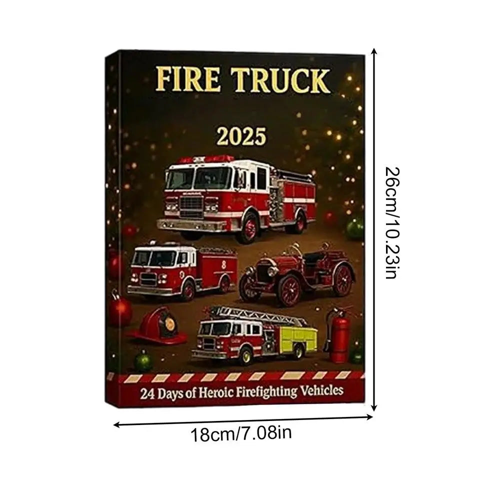 Fire Truck Advent Calendar – 24 Christmas Countdown Ornaments Christmas Advent Calendar Qme A 24PCS China Mainland