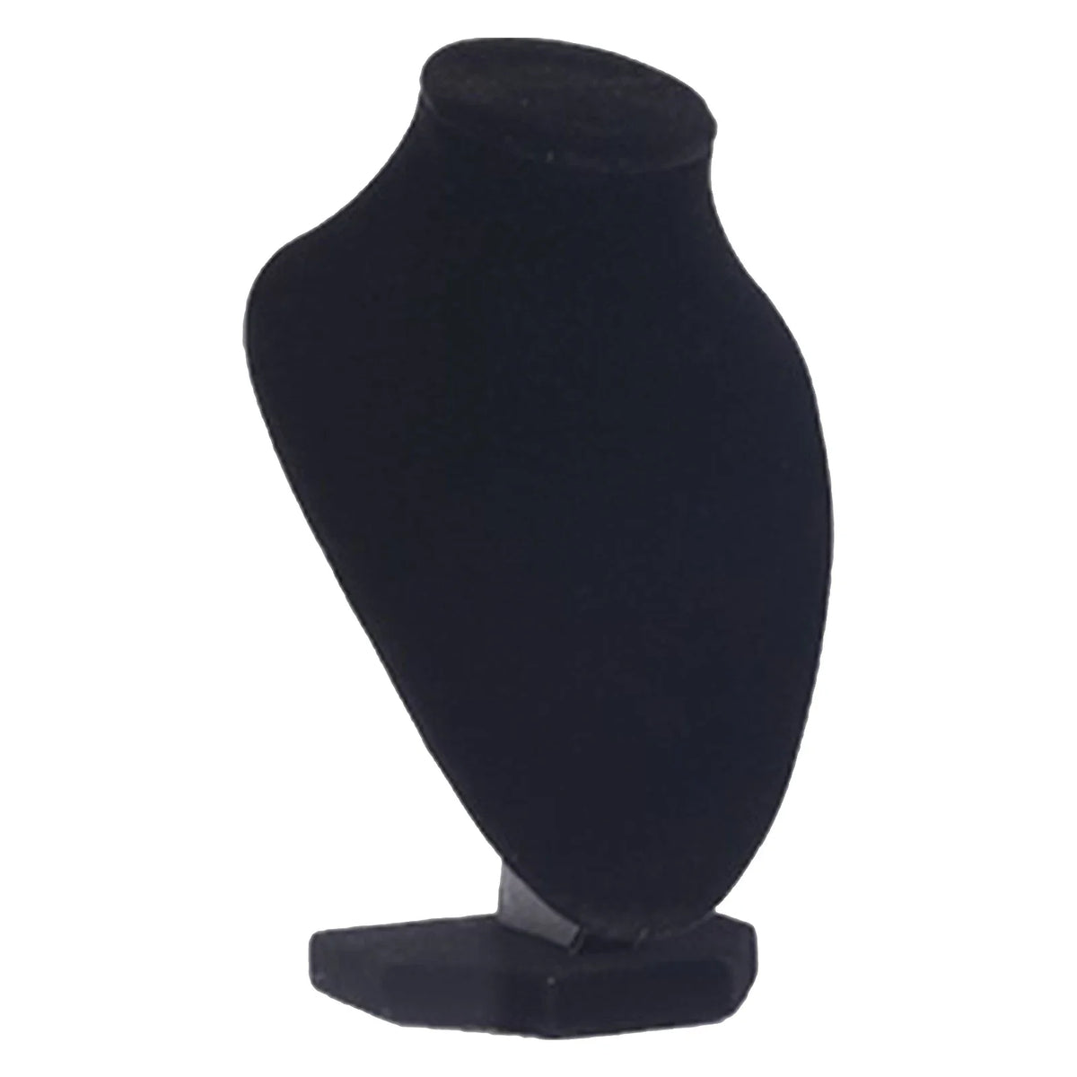 Wooden Necklace Mannequin Bust Display Stand – Black Jewelry Display Stand Qme